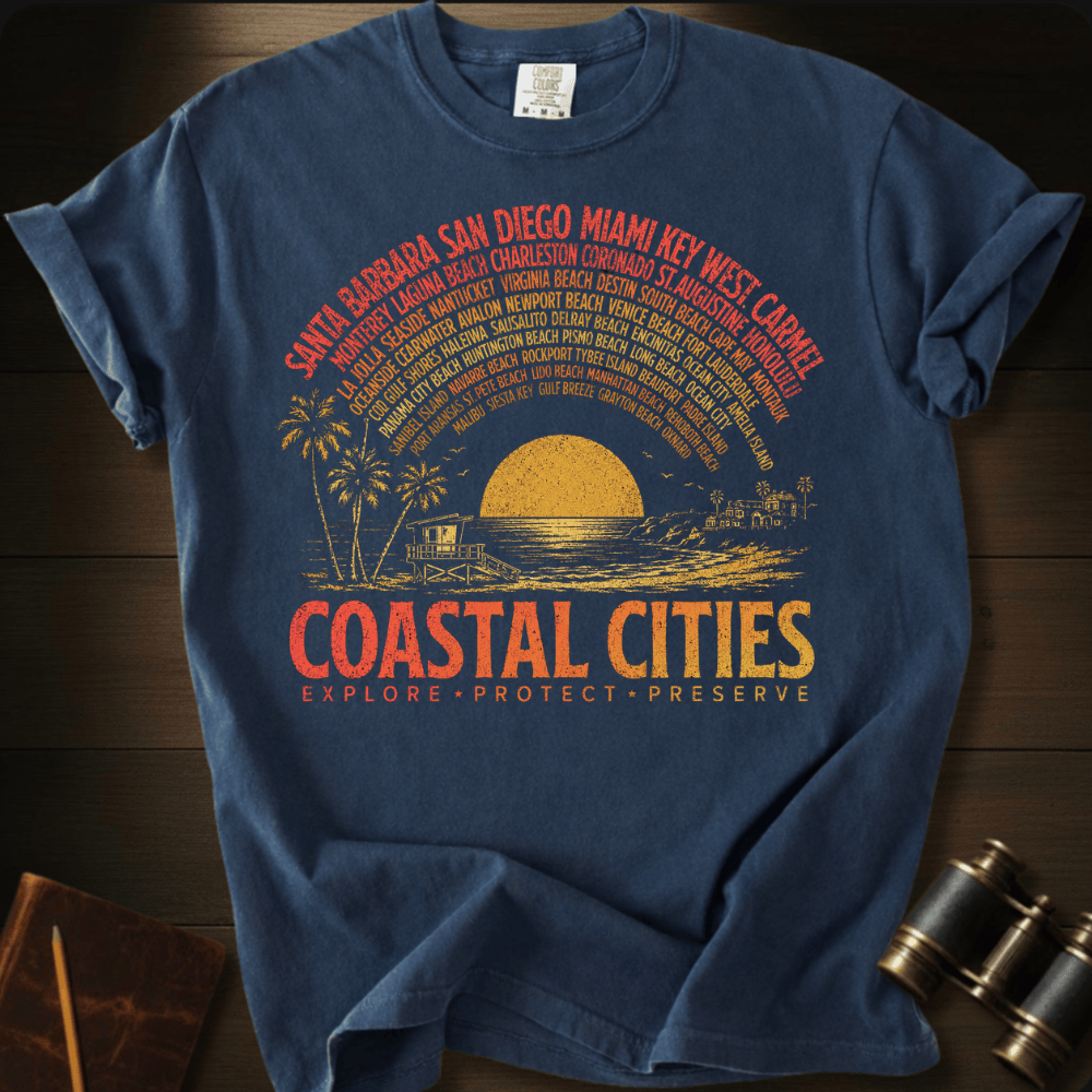 Coastal Cities USA  T-shirt