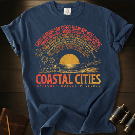 Coastal Cities USA  T-shirt
