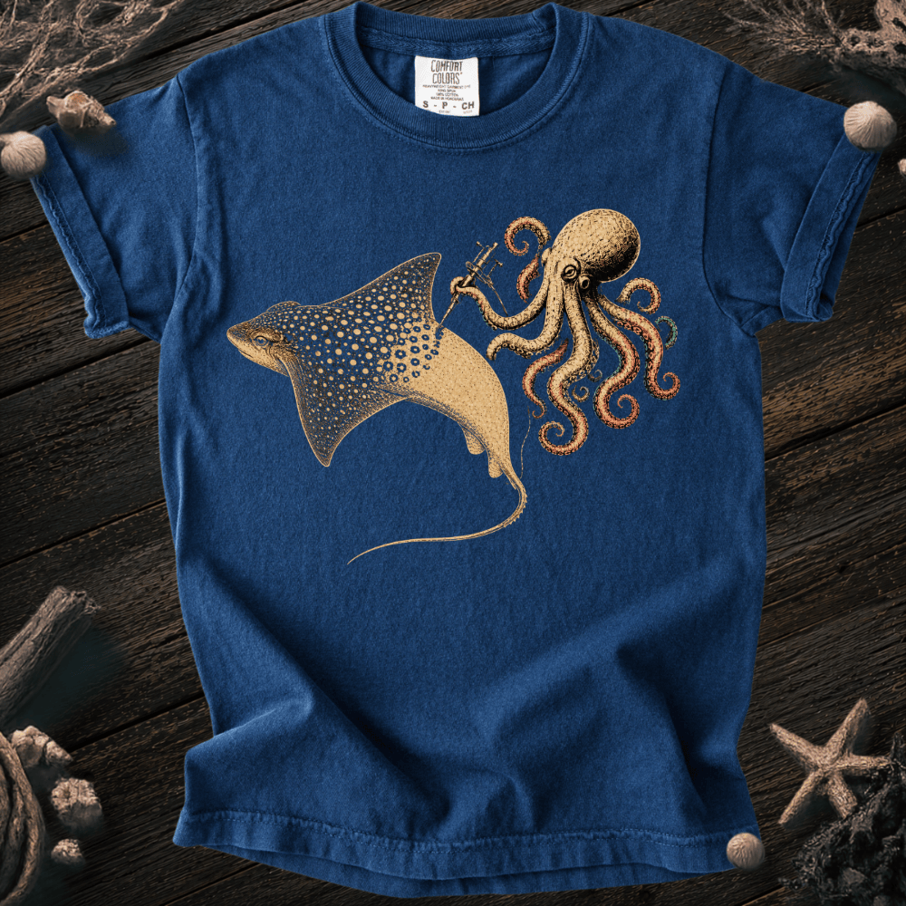Spotted Eagle Ray Tattoo Youth Tee