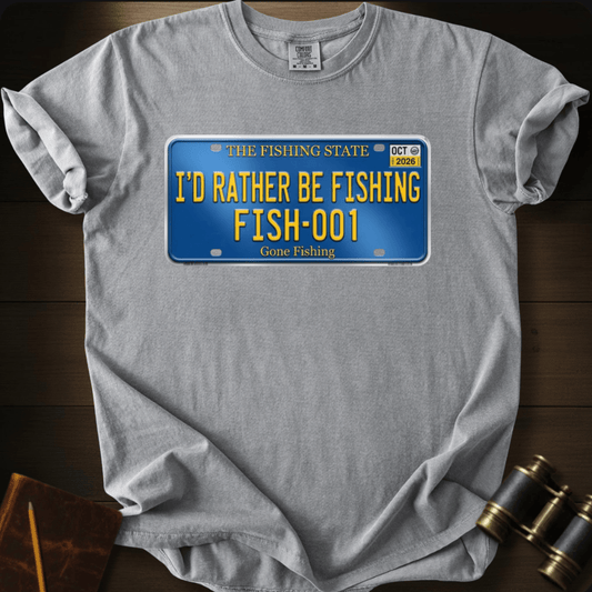 I´D Rather Be Fishing T-shirt