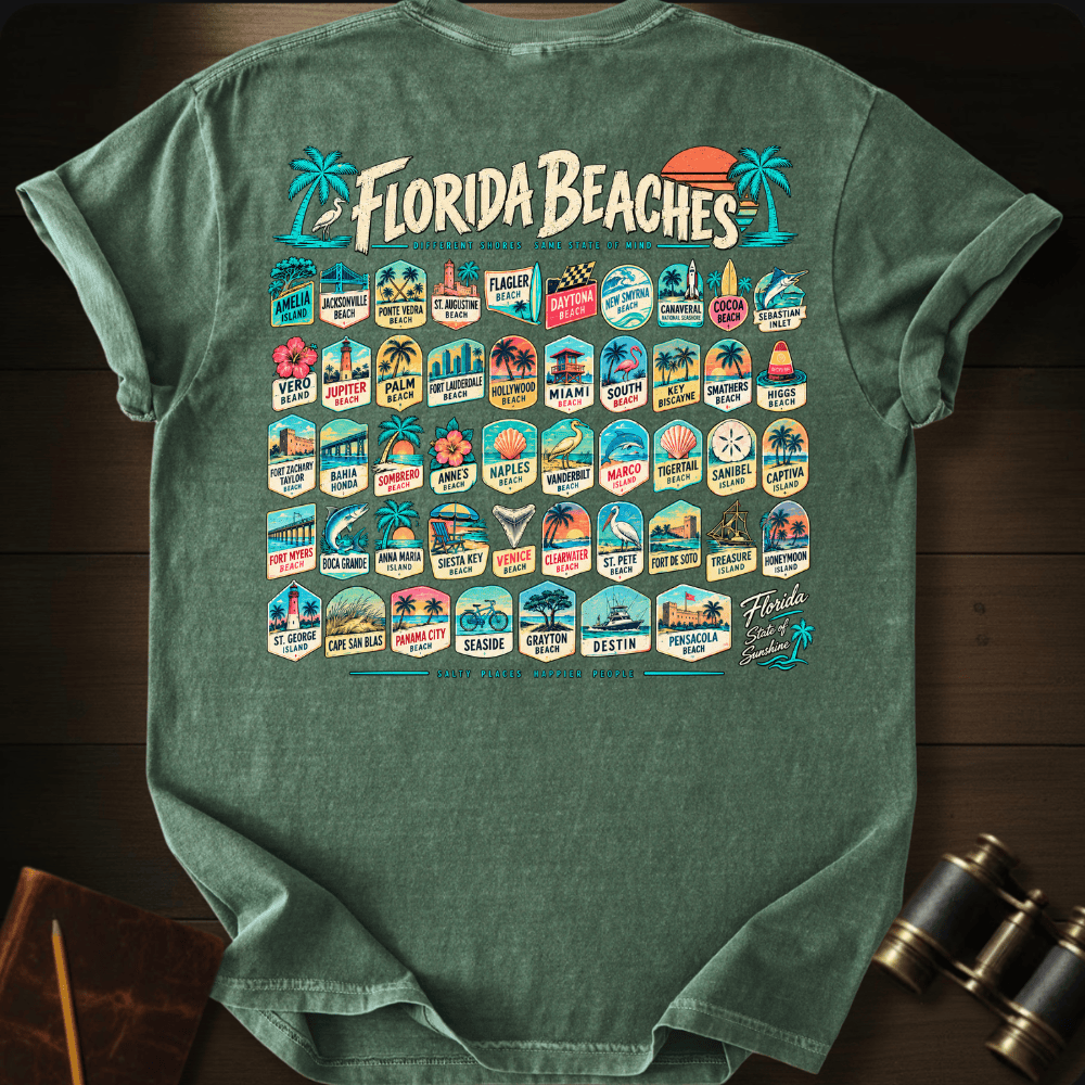 Florida Beaches Happy People T-shirt