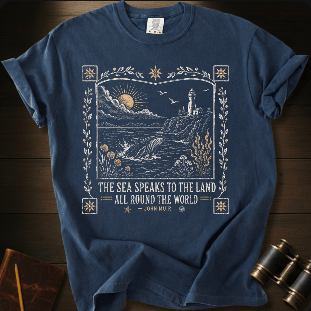 Sea Speaks to the Land T-shirt