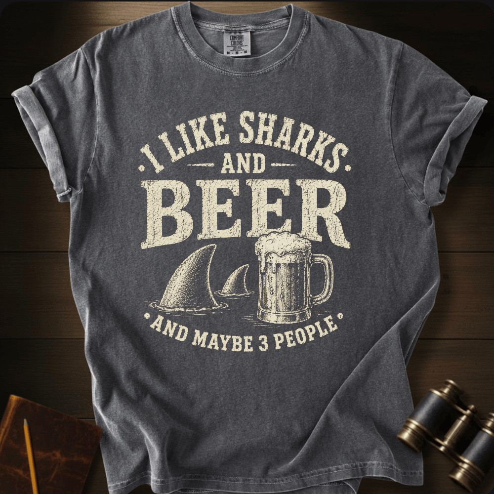 I Like Sharks and Beer T-shirt