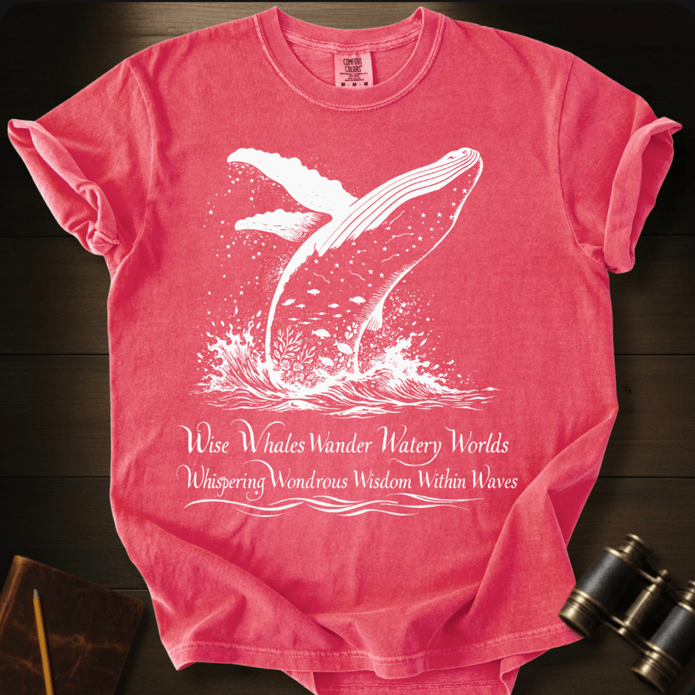 Wise Whales Wander T-shirt