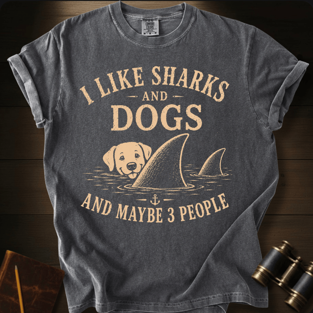 I Like Sharks and Dogs T-shirt