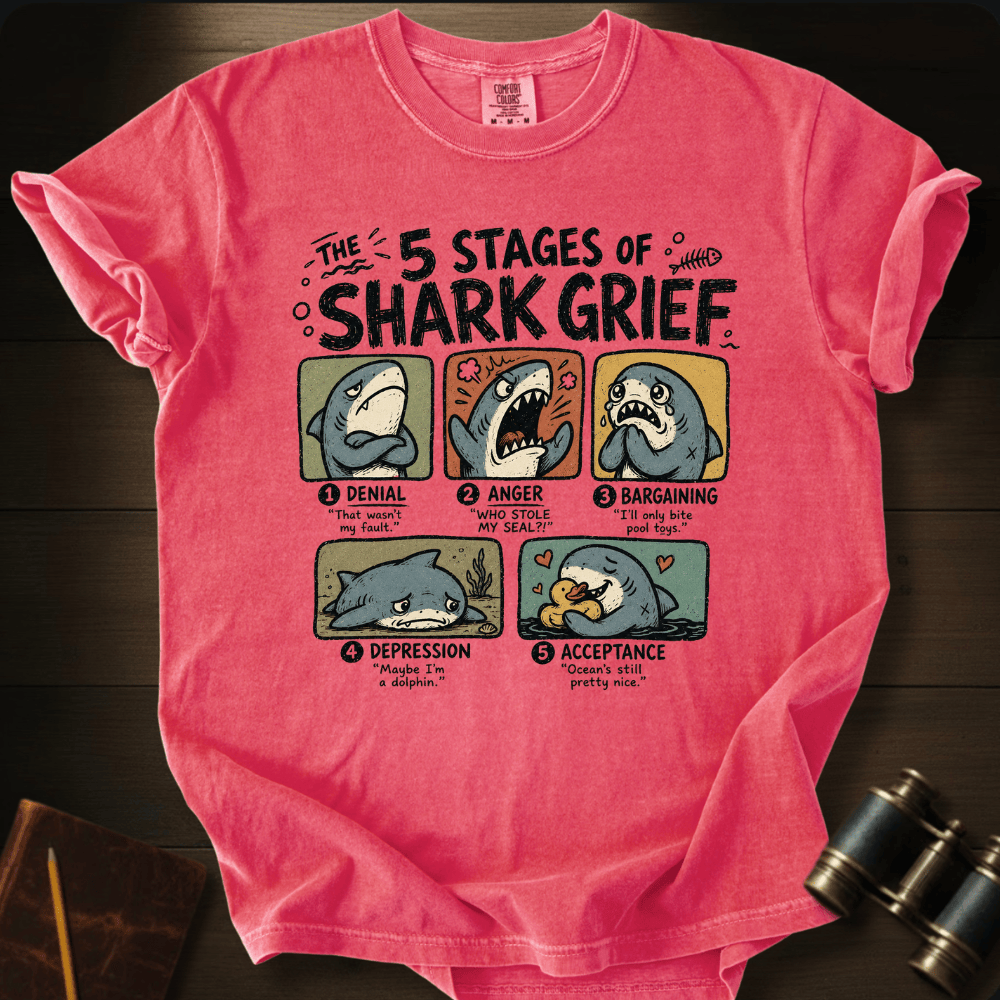 5 Stages of Grief T-shirt