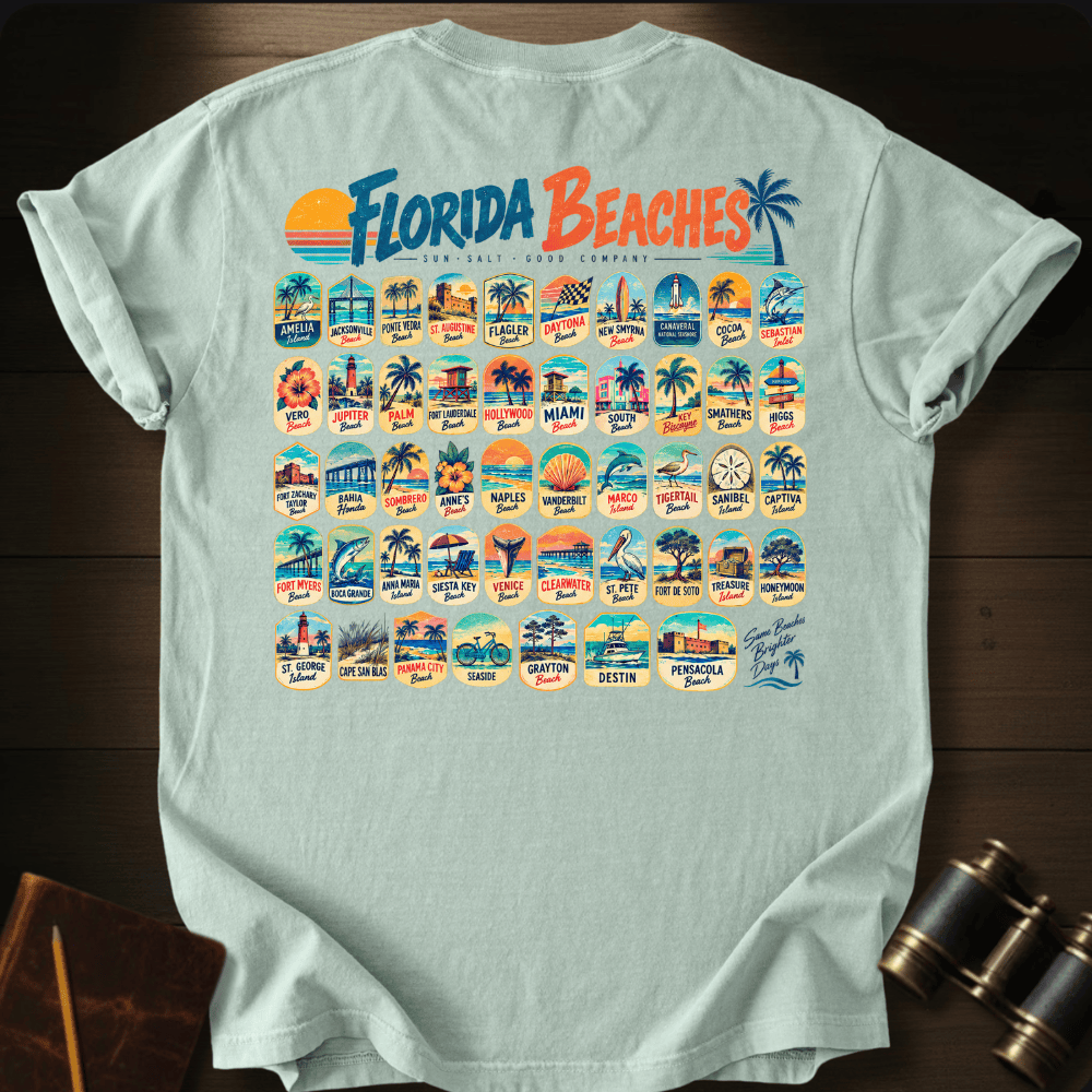 Florida Beaches - Sun, Salt T-shirt