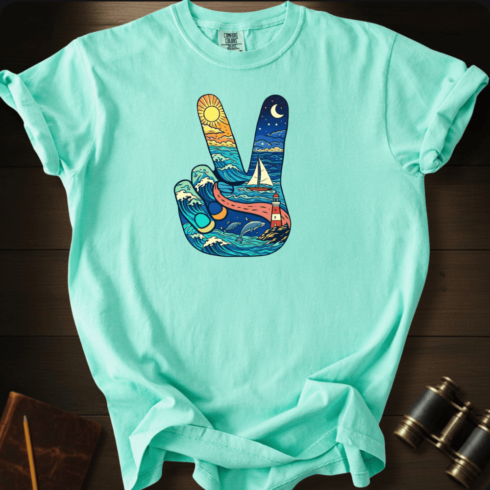 Peace Above the Ocean T-shirt