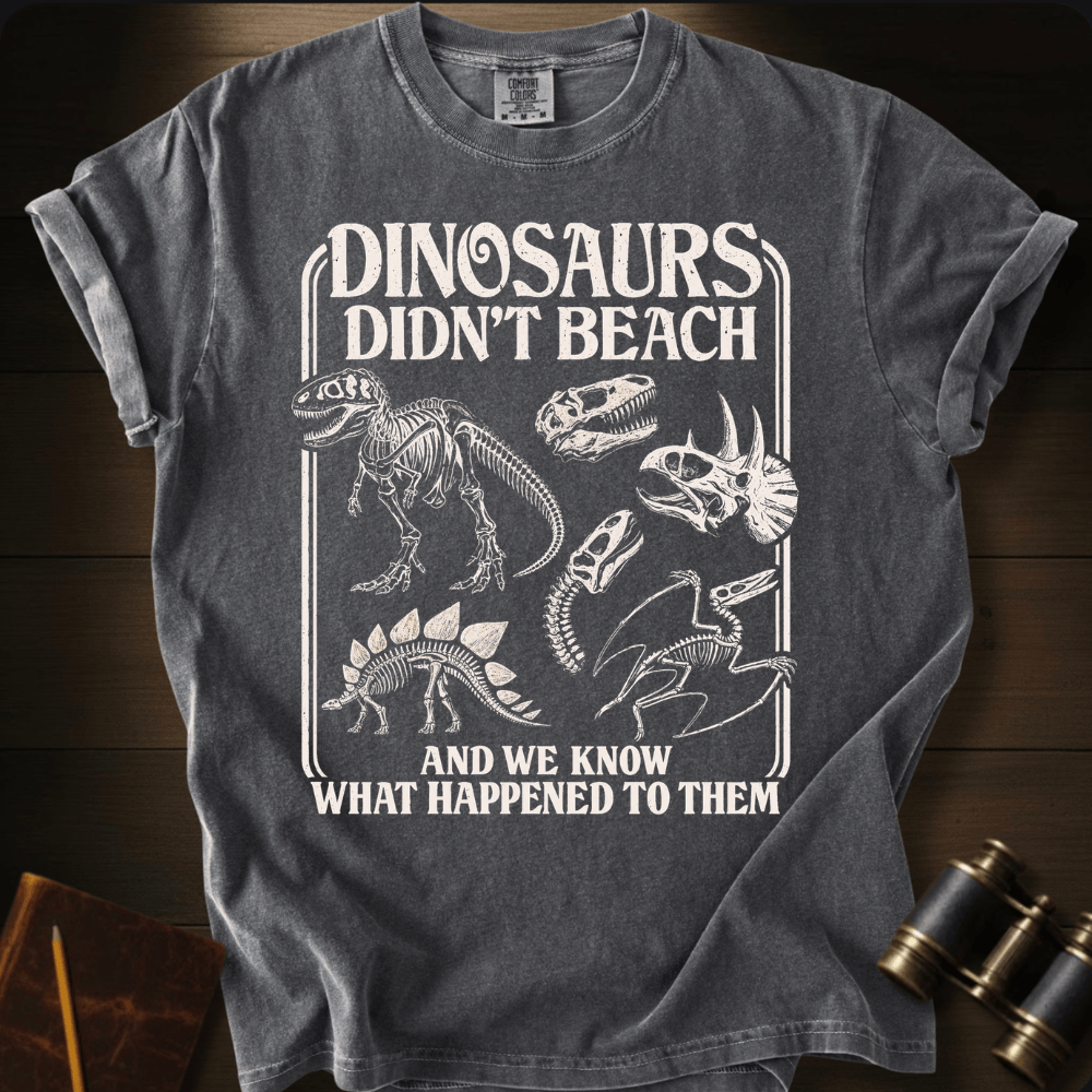 Dinosaurs Don´t Beach- T-shirt