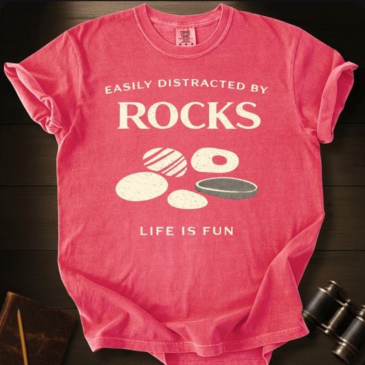 Distracted by Rocks T-shirt
