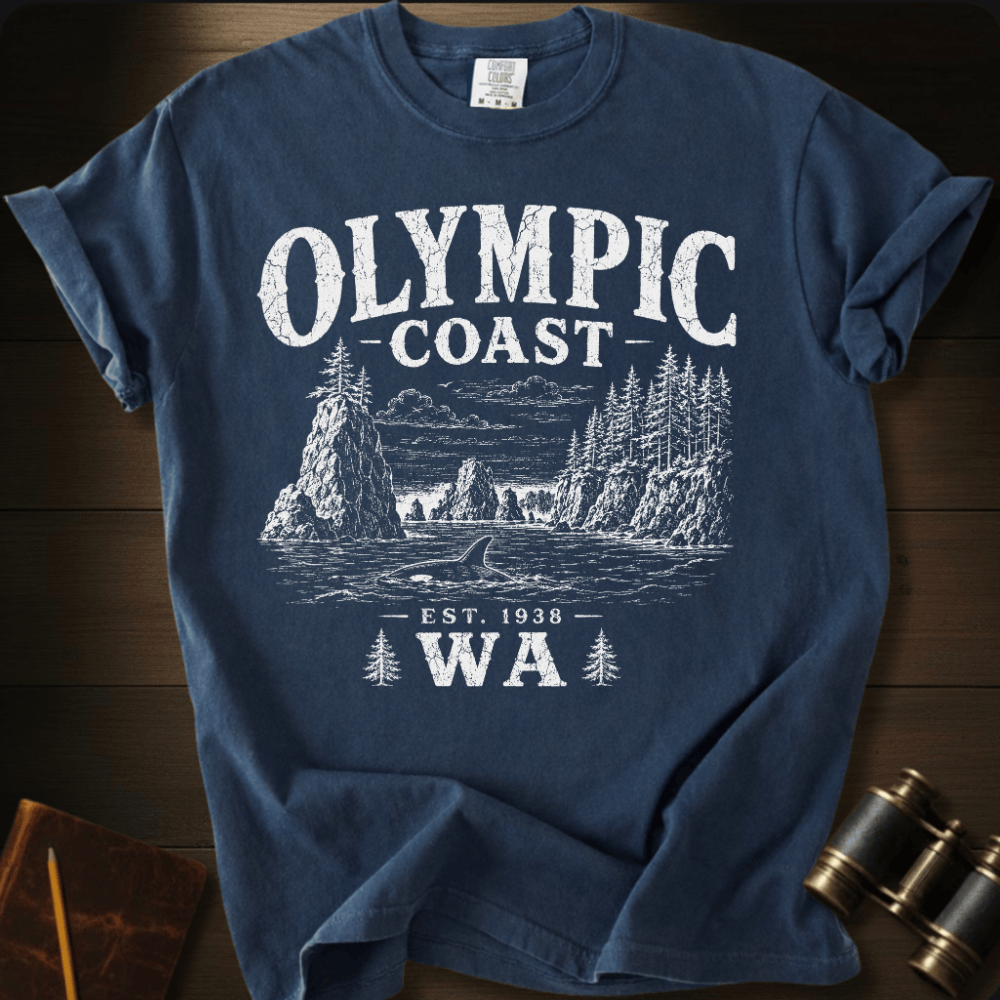 Olympic Coast WA - T-shirt
