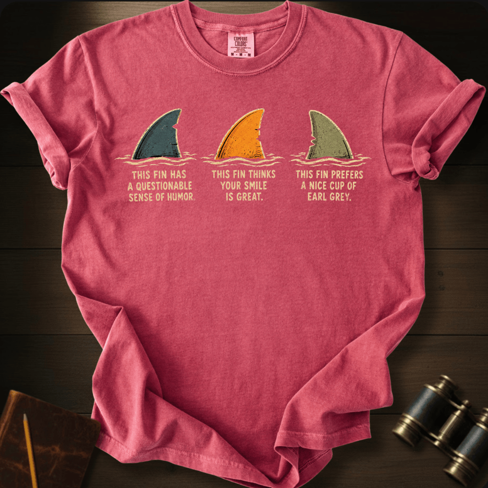 The 3 Fins of Wisdom T-shirt
