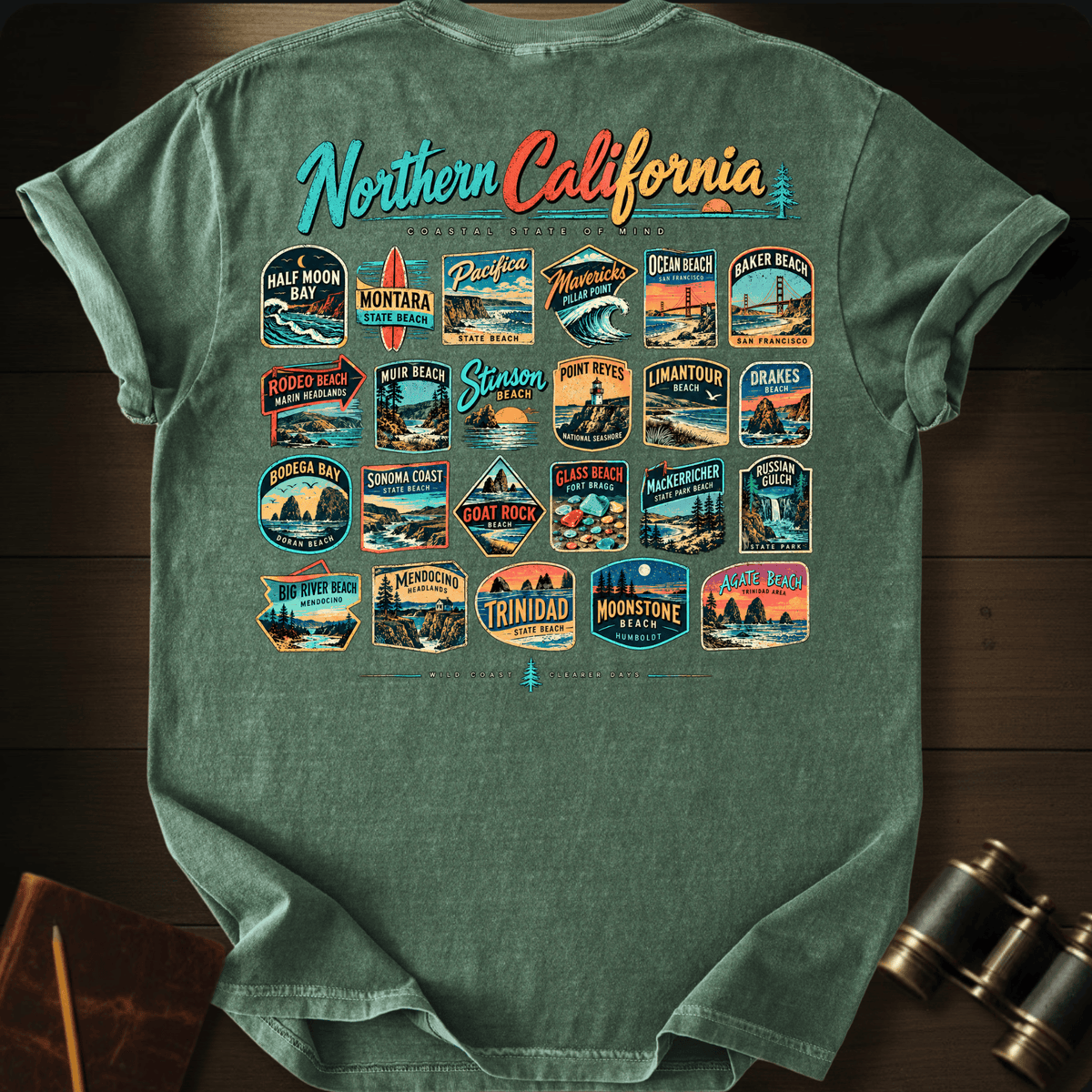 Northern California 2 T-shirt