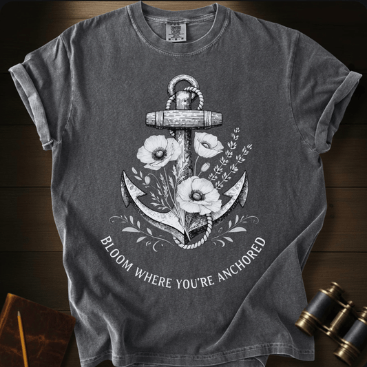 Bloom Where You´re Anchored T-shirt