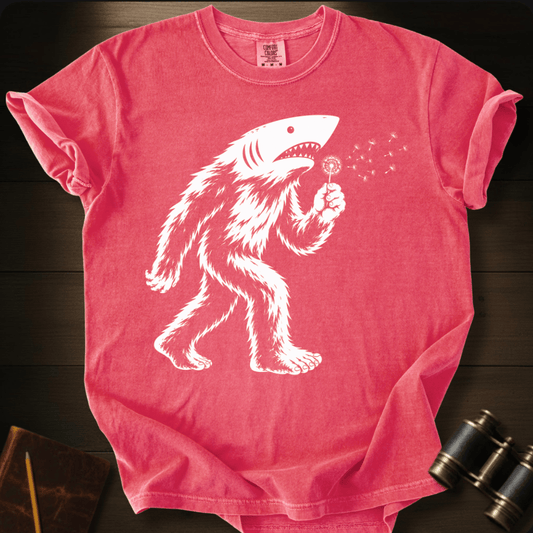 Sharksquatch Blowing WishesT-shirt