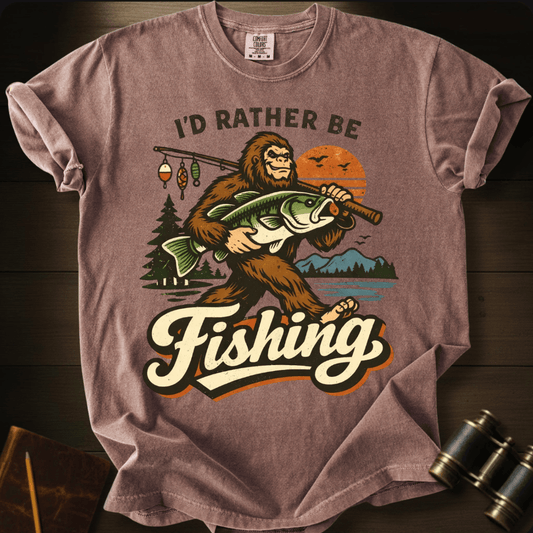 I´d Rather Be Fishing T-shirt
