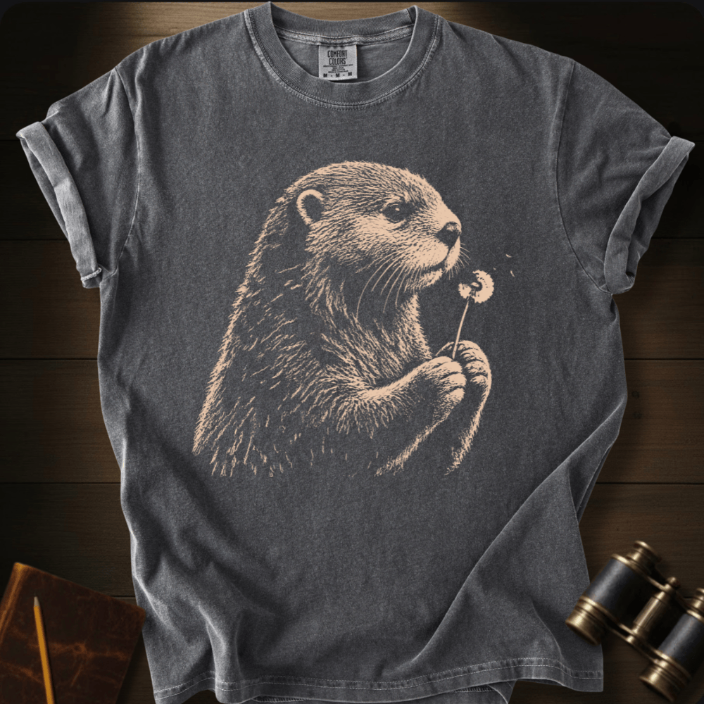 Otter Blowing Wishes - T-shirt