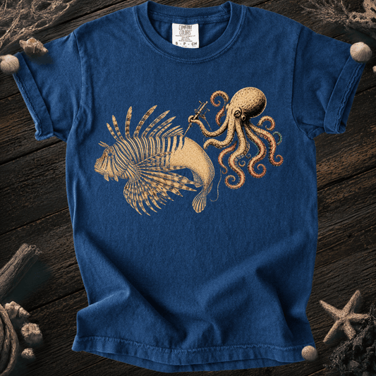 Lion Fish Tattoo Youth Tee