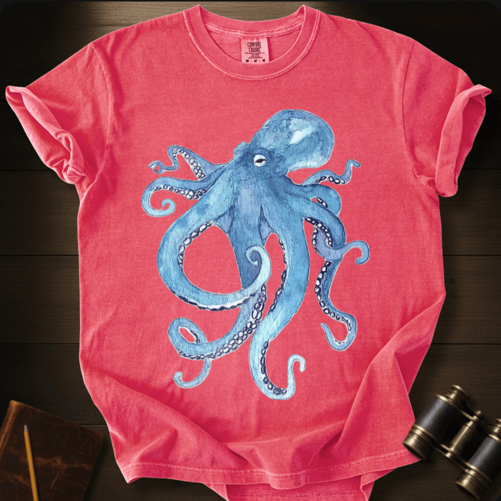 Octopus Acuarel T-shirt