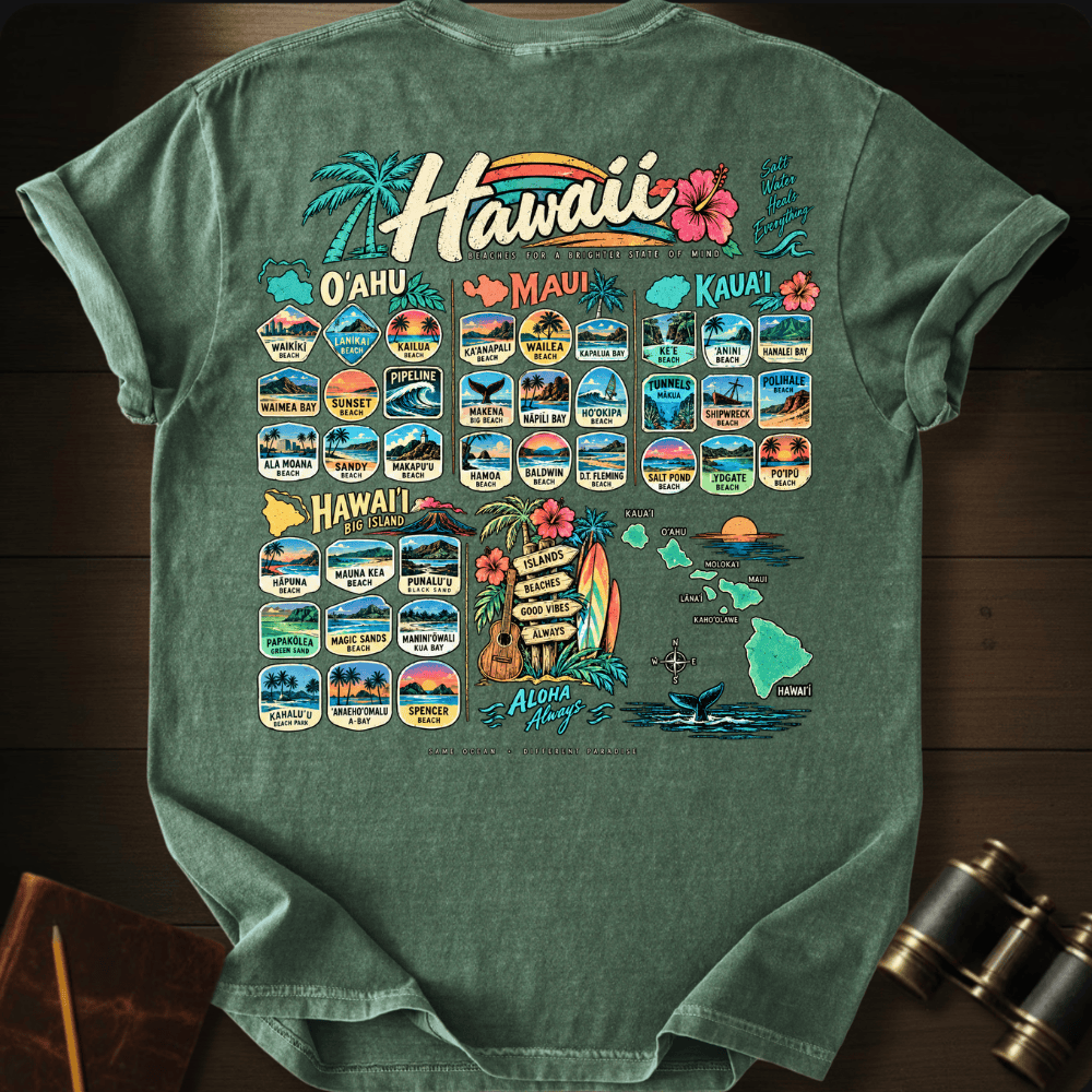 Hawaii Beaches T-shirt