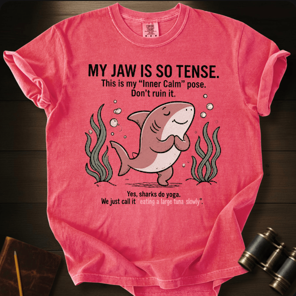 Sharks Do Yoga T-shirt