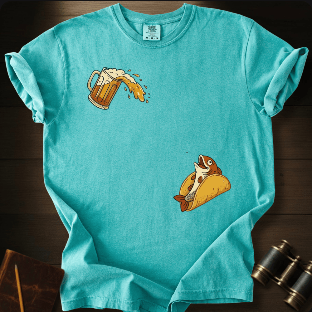 Beer and Fish Taco T-shirt