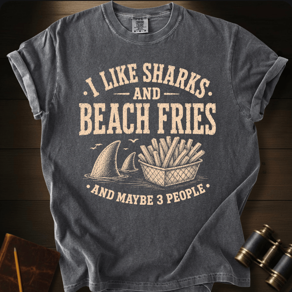 I Like Sharks and Fries T-shirt