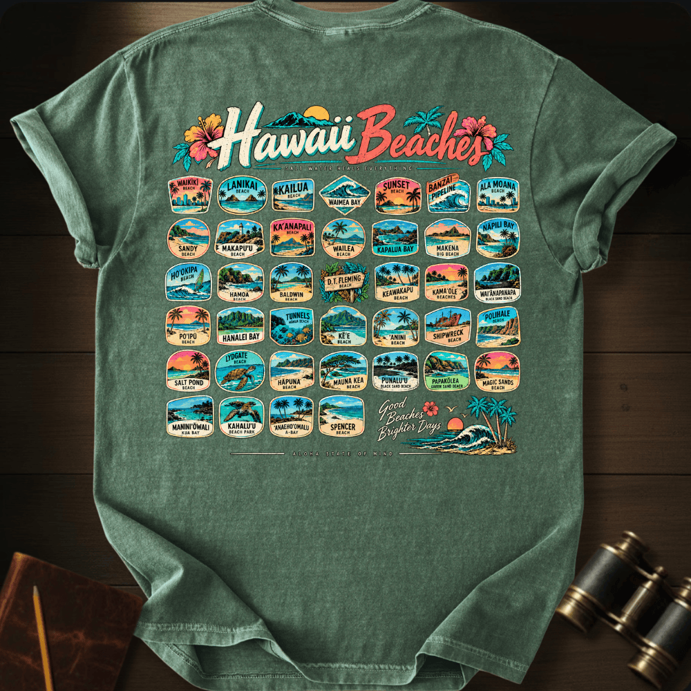 Hawaii Beaches 2 T-shirt