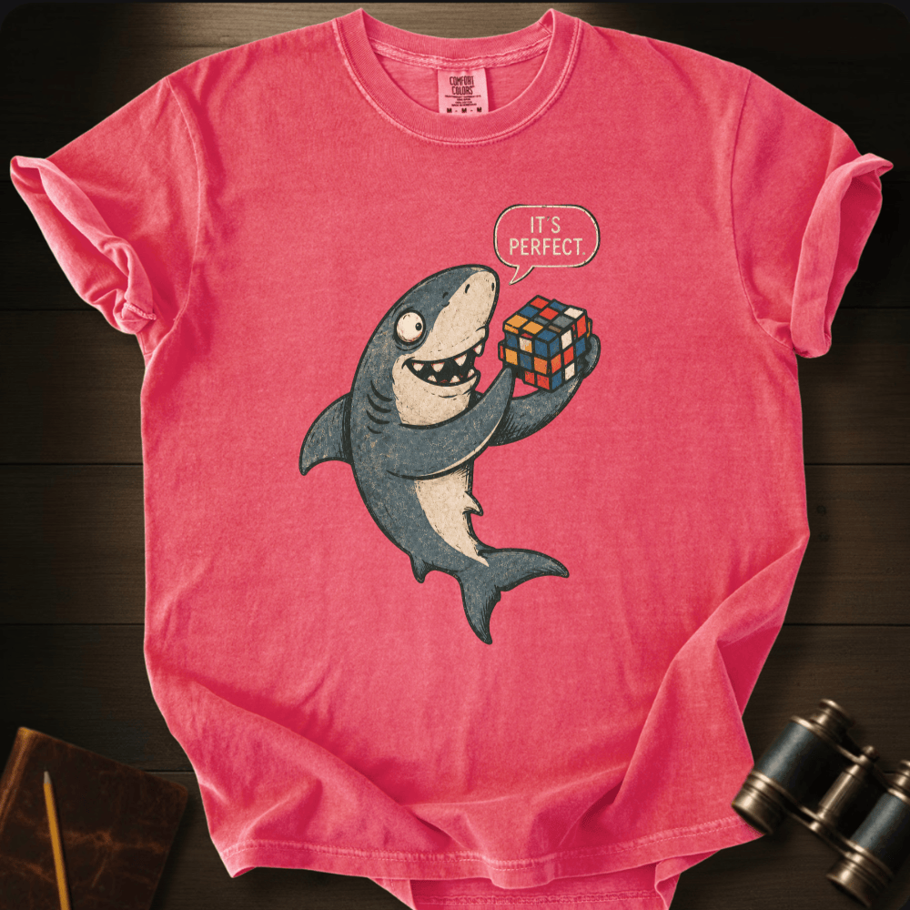 Shark and Rubik´s Cube T-shirt