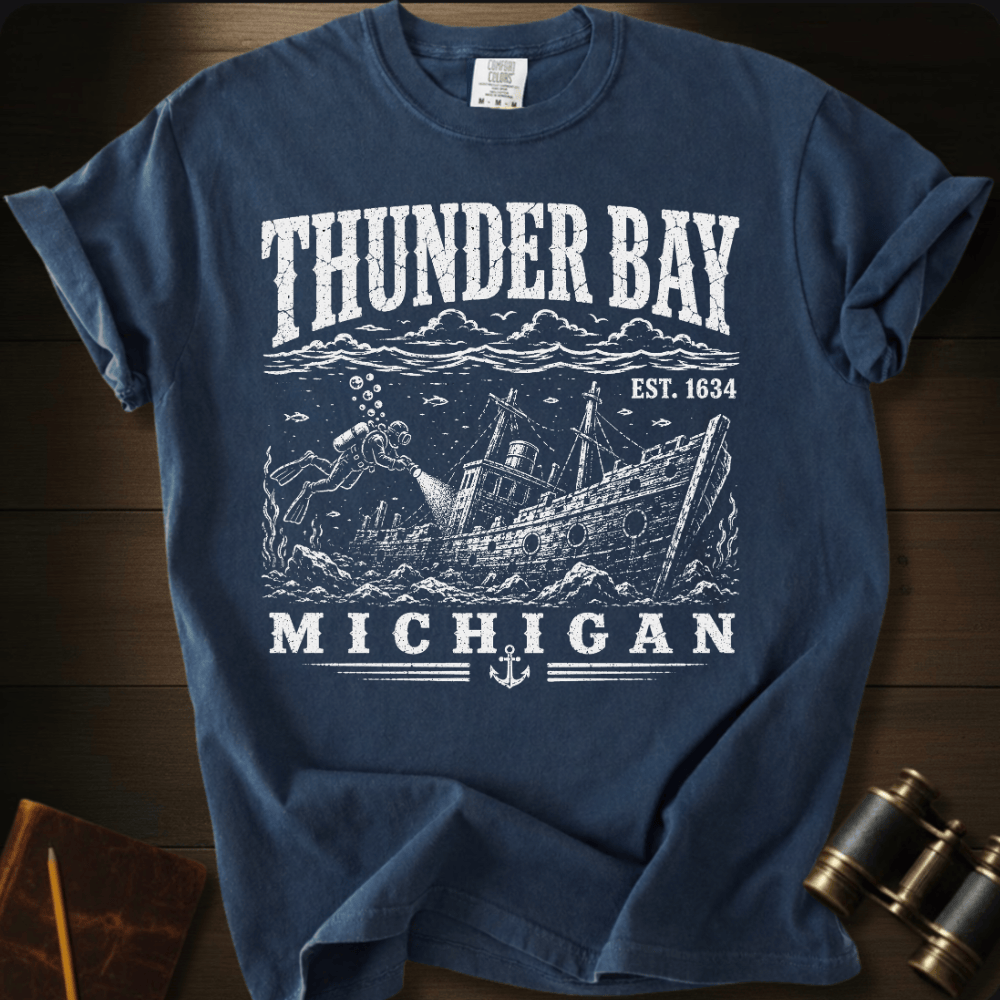 Thunder Bay Michigan - T-shirt