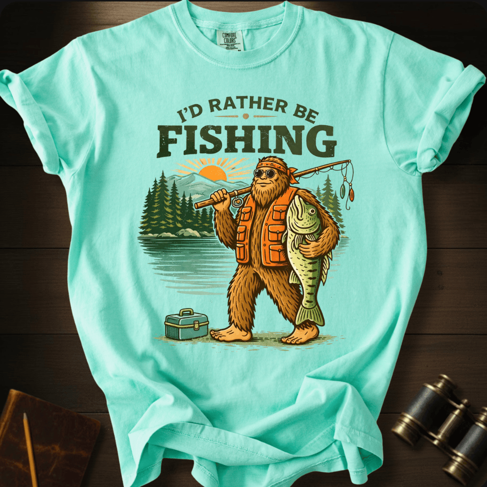I´D Rather Be Fishing T-shirt