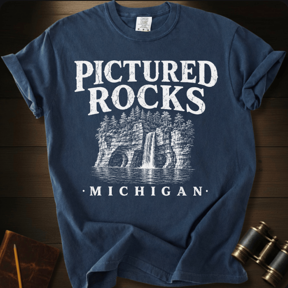 Pictured Rocks Michigan - T-shirt