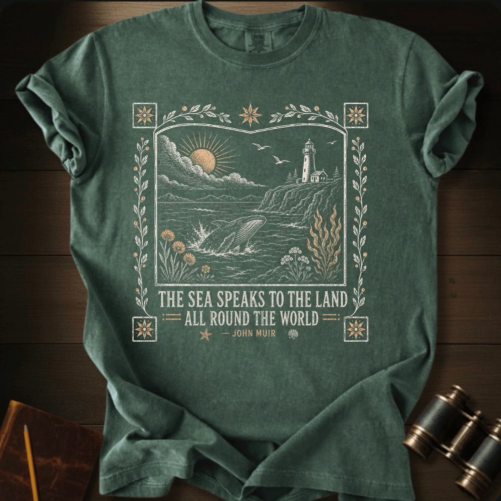 Sea Speaks to the Land T-shirt