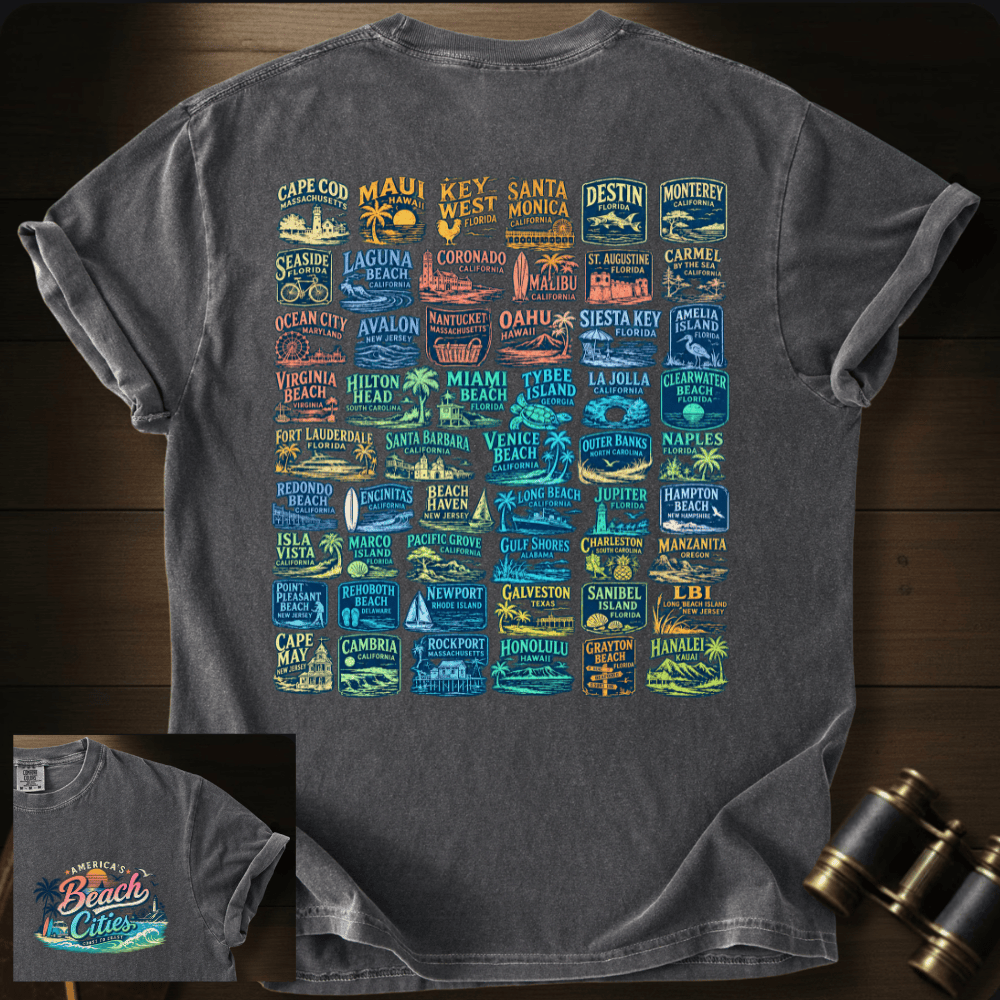America´s Beach Cities T-shirt