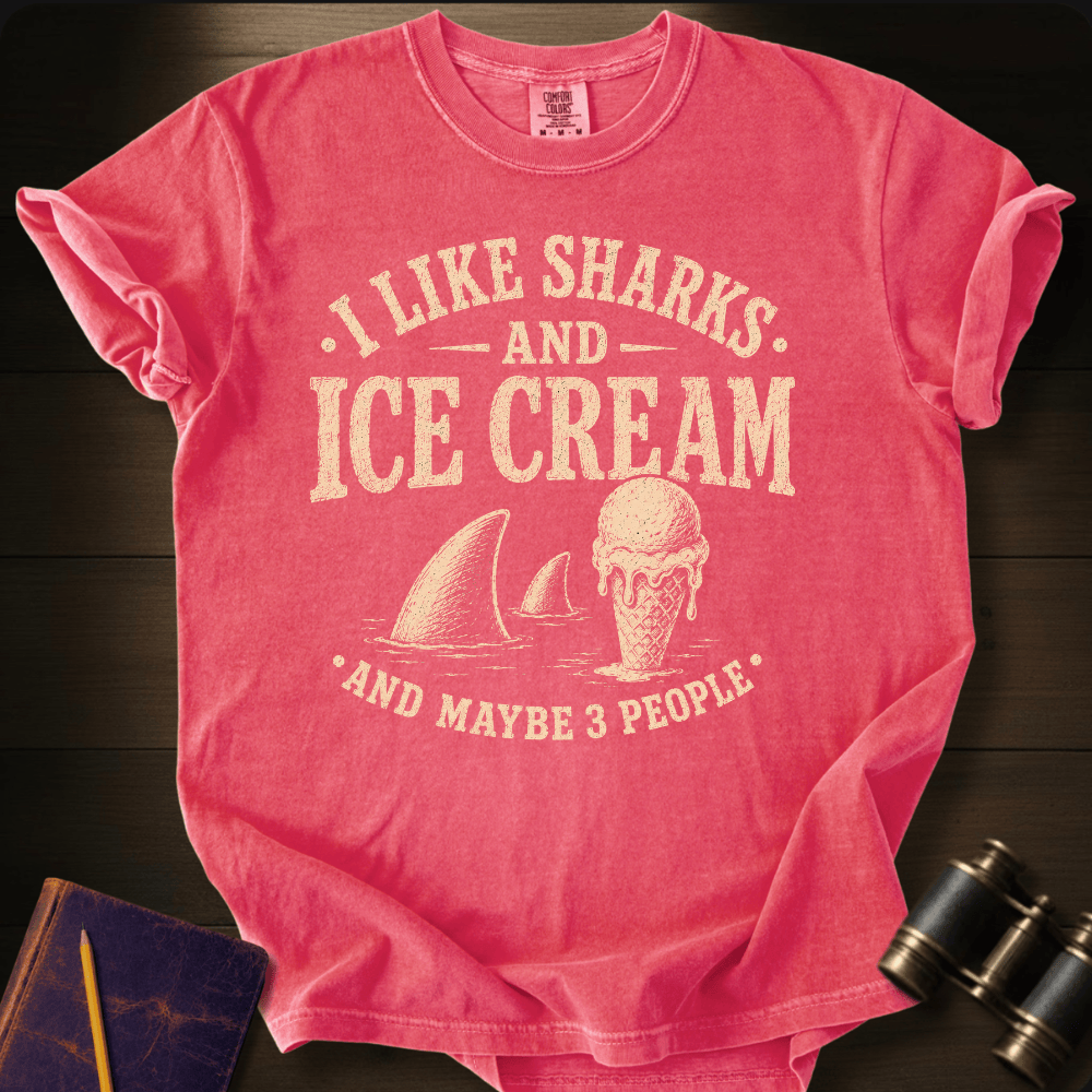 I Like Sharks and Ice Cream T-shirt