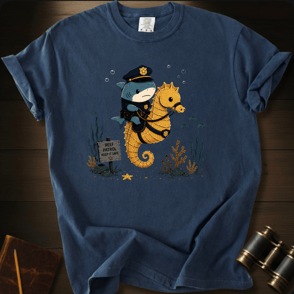 Captain Boop Police Man T-shirt