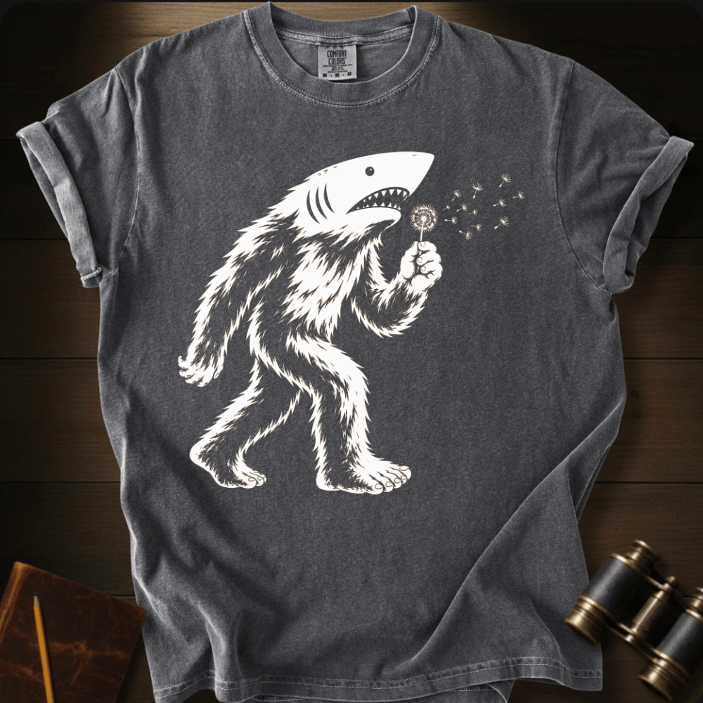 Sharksquatch Blowing WishesT-shirt