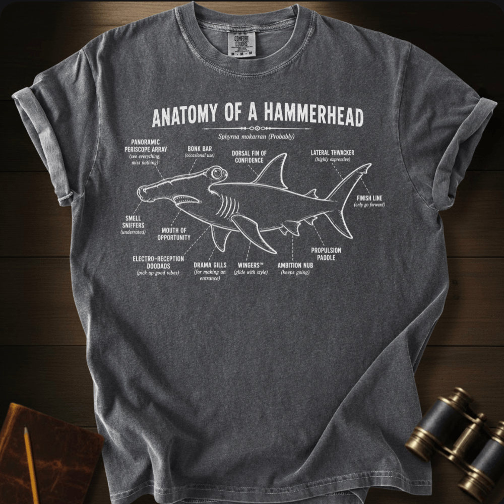 Anatomy of a Hammerhead T-shirt