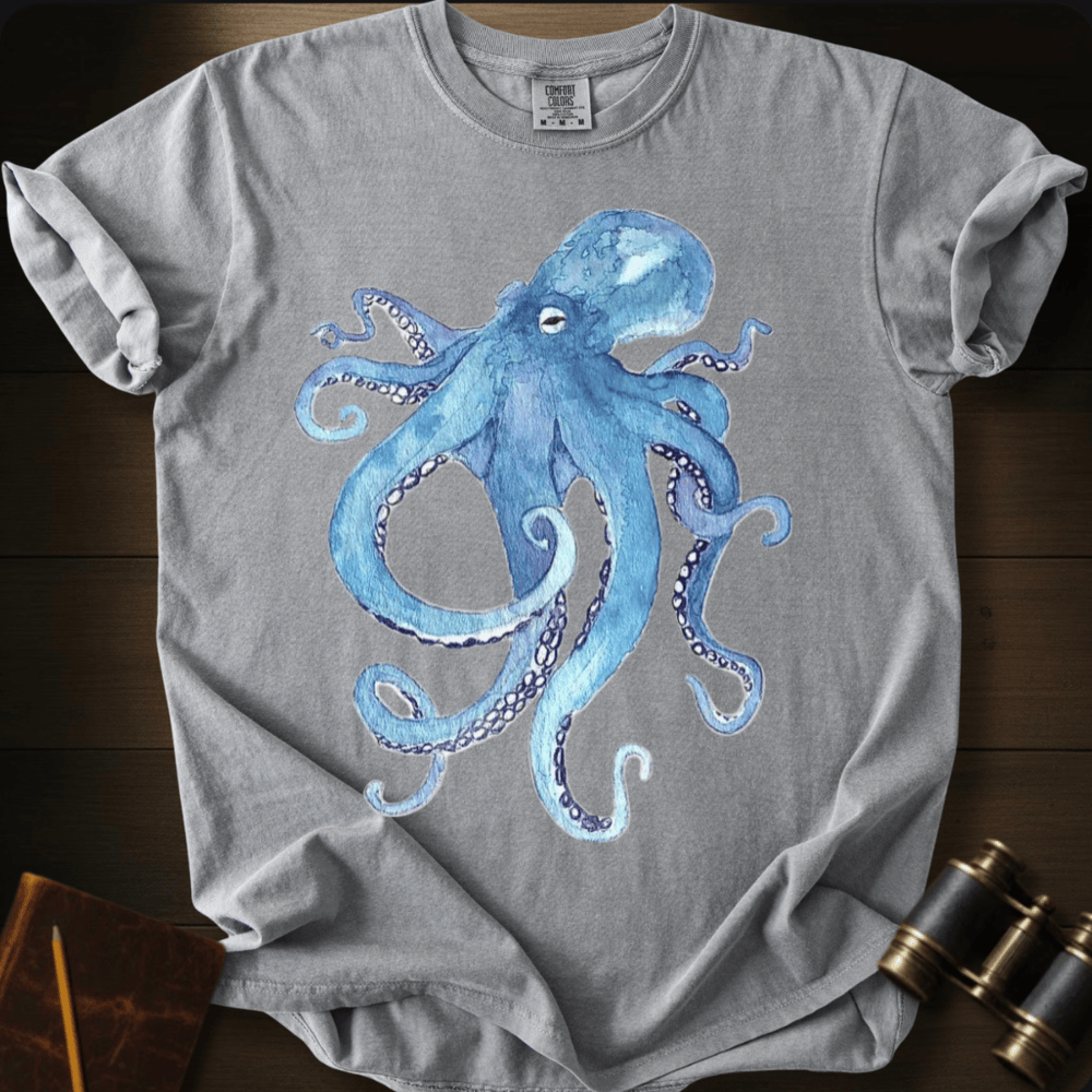 Octopus Acuarel T-shirt