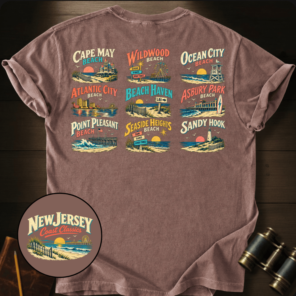 New Jersey Coast Classics T-shirt