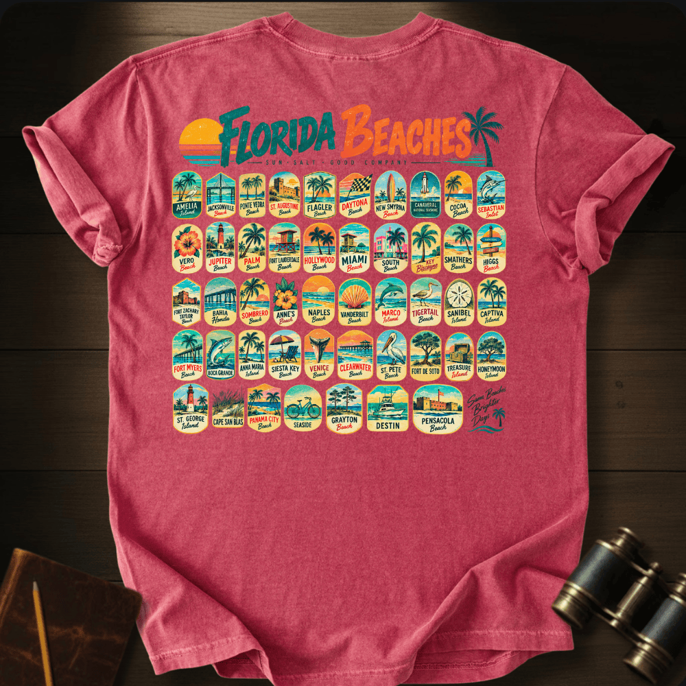Florida Beaches - Sun, Salt T-shirt