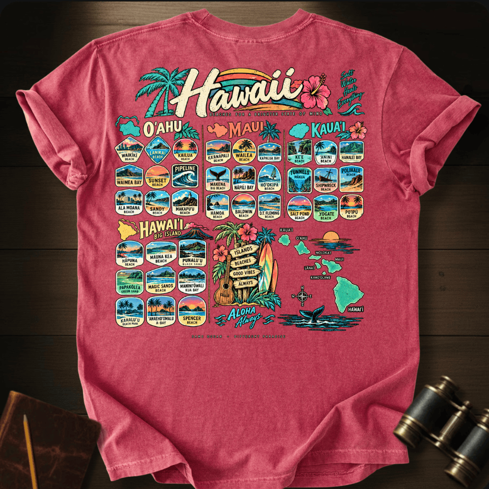 Hawaii Beaches T-shirt