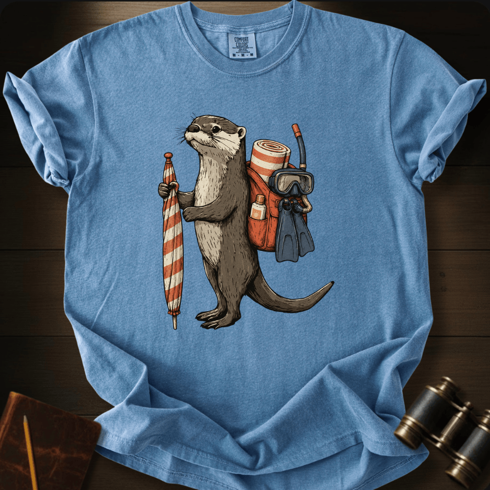 Otter Beach Time - T-shirt