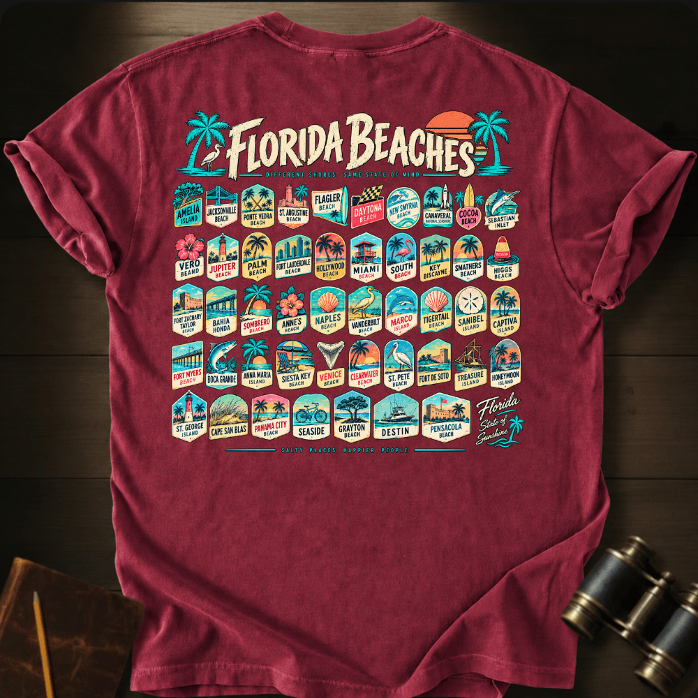 Florida Beaches Happy People T-shirt