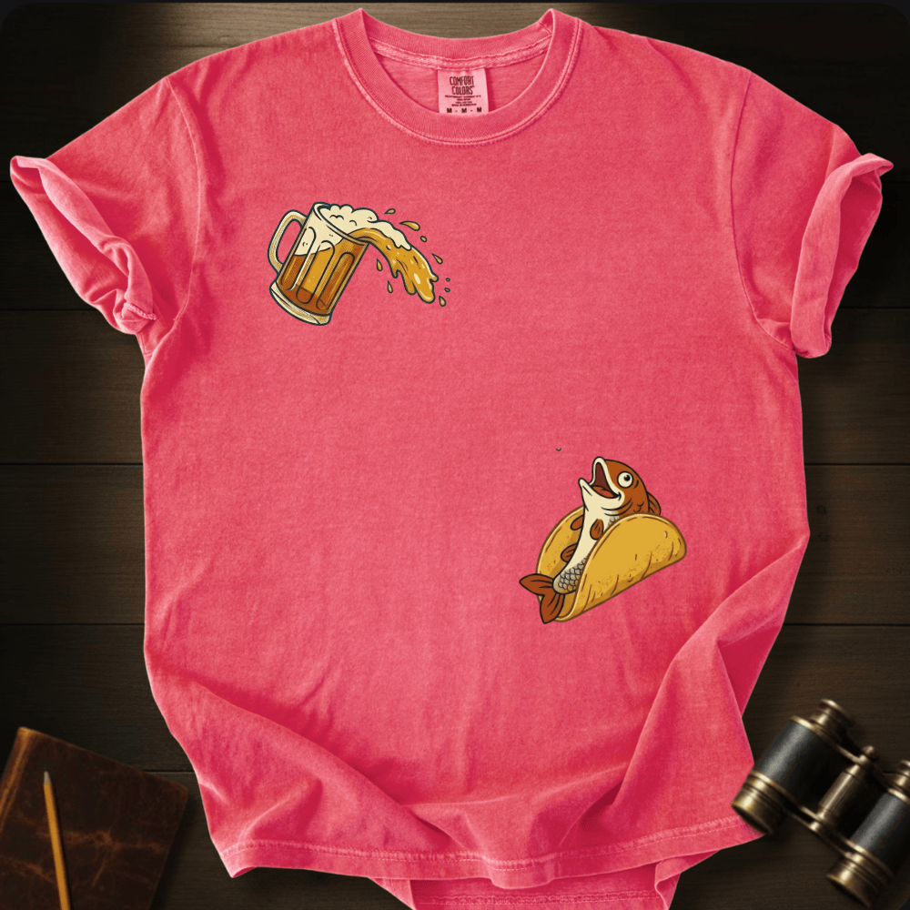 Beer and Fish Taco T-shirt