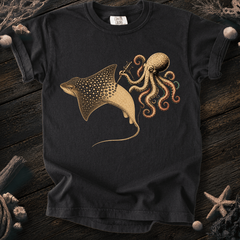Spotted Eagle Ray Tattoo Youth Tee