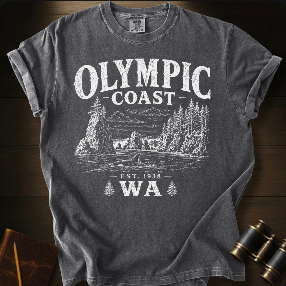 Olympic Coast WA - T-shirt