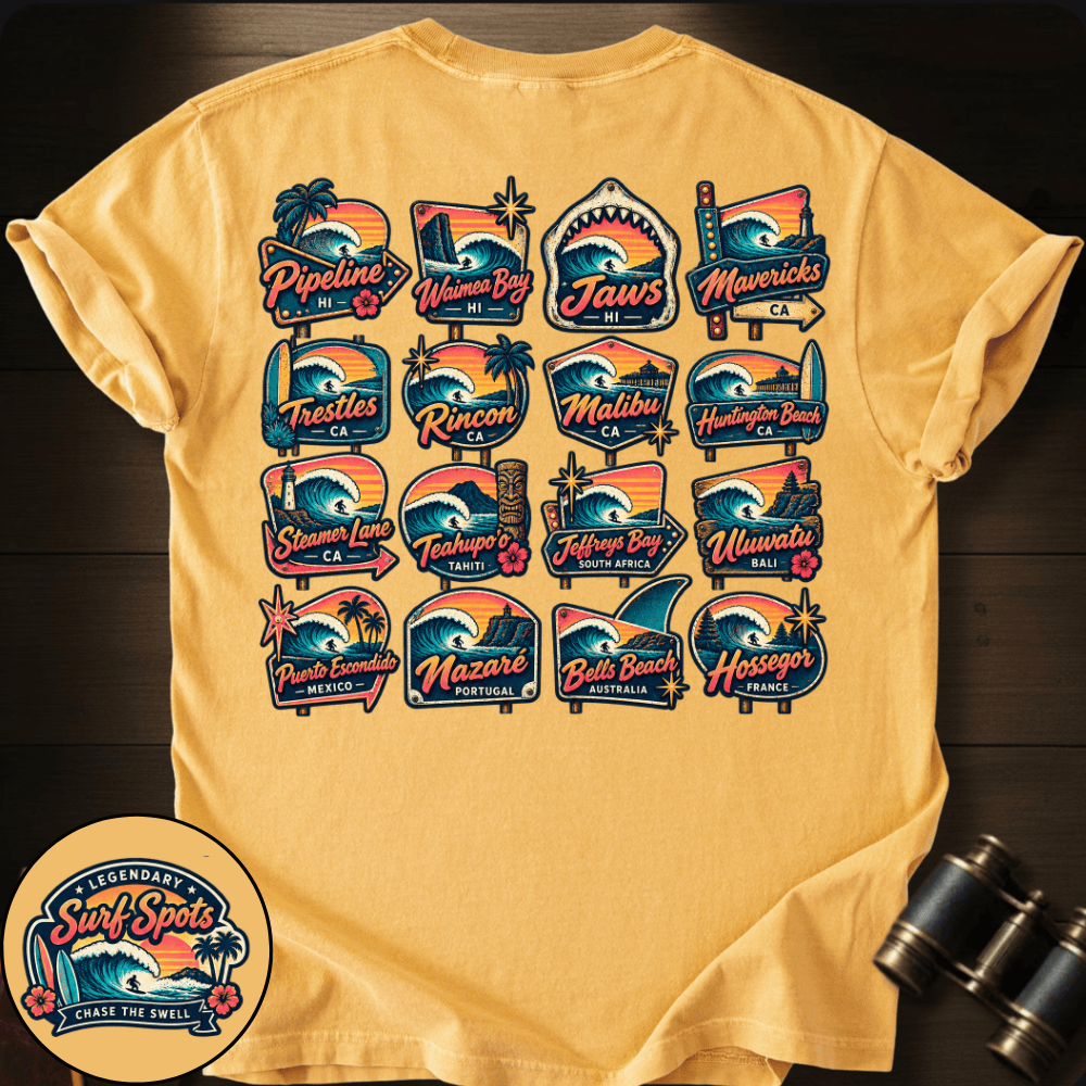 Legendary Surf Spots T-shirt
