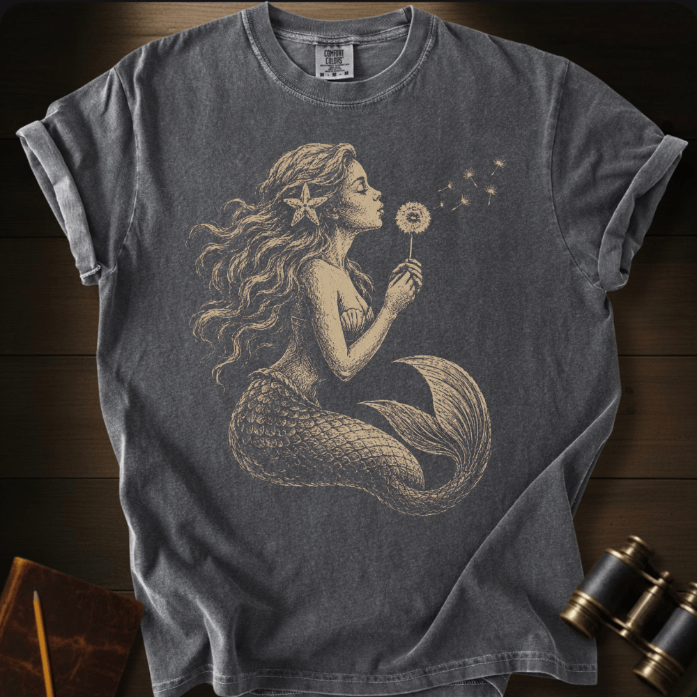 Mermaid Blowing Wishes T-shirt