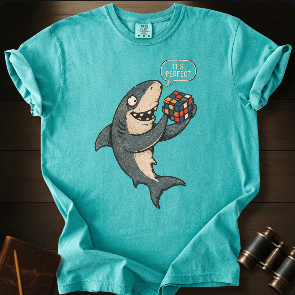 Shark and Rubik´s Cube T-shirt